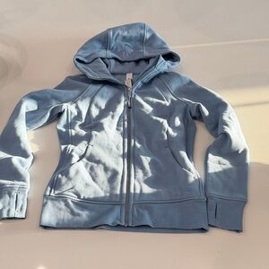 lululemon athletica Light Blue Full-Zip Hoodie